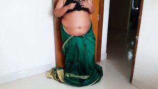 Green Saree Hot College Teacher want to Fucked Her 18y old Student - Indian Local Sex (Hindi Audio)