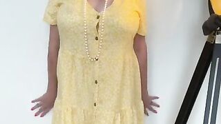 Annabel’s yellow summer dress