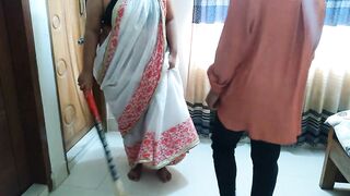 Desi Saas Ko Mast Chudai Damad - Fuck Indian mother-in-law while sweeping house (Priya Chatterjee) Hindi Clear Audio