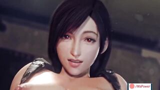 Final Fantasy Tifa Anal Ride Pissing On You & Creampie In Big Ass | MsPower