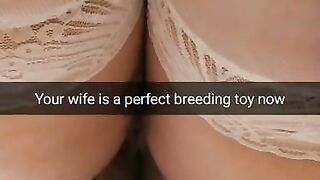 My Wife Turns into Pregnant Breeding Toy Now! [cuckold. Snapchat]