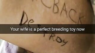 My Wife Turns into Pregnant Breeding Toy Now! [cuckold. Snapchat]