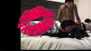 Sensual Pegging by phat ass gf cheating anal strapon femdom big ass sissy crossdresser