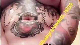 Hot Hung White T.S PAWG Rahsweets strokes her Cock while telling you what to do full video via Onlyf