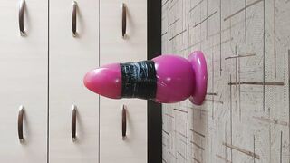 Extreme ass dildo, plug.