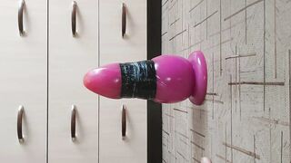 Extreme ass dildo, plug.