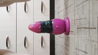 Extreme ass dildo, plug.