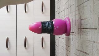 Extreme ass dildo, plug.