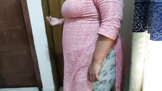 Desperate Wife - Desi Horney Big Boobs & Big Ass Aunty Having Sex With Unknown, When Husband Not at Home