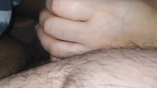 Step mom with big tits caught cheating husband jerking off step son