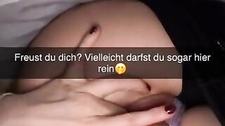 German Cheerleader fucks Guy on Snapchat