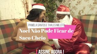 Ellas4 - Papai Noel com a morena mais Gostosa