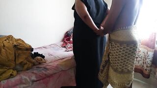 Indonesian widow 55-year-old Muslim aunty tied her hands & fucked her wet Pussy - Jabardasti fuck & Give Some behind