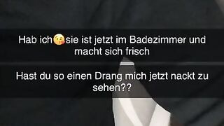 German Girl cheats with Best Friend on Snapchat