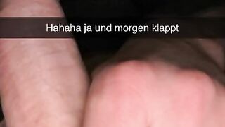 German Girl cheats with Best Friend on Snapchat