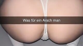 German Girl cheats with Best Friend on Snapchat