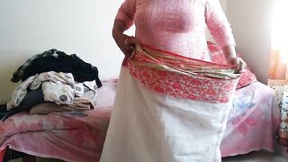 stepson wekup and want to fuck hot MILF desi stepmom (indian maa ko mast chudai apni beta) family therapy