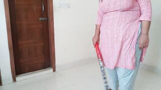 Saudi 19y old sexy maid fucked by owner's 18y old son while she sweeping the house (Huge Boobs & Huge Ass) softcore fuck