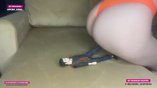 Giantess fuck tiny man