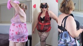 Horny Sexy Big Ass BBW Milf Mommy Dancing & Twerking Big Booty (Strip Teasing For Black Cock Camera Man) SSBBW