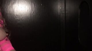 ????Cock Hungry GILF Hotwife Visits Adult Theater Gloryhole! Full on OnlyFans!????