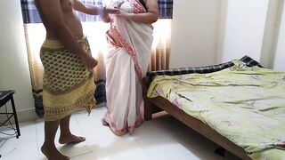 stranger came from outside jabardasti tied hands and fucked Tamil hot aunty in saree blouse (Desi Sex Hindi Audio)