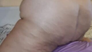 Fat nasty bbw granny fucks a pillow.