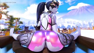 BBC Widowmaker Tasty Hot Ass riding a Big Dick (TASTY BIG ASS, POV DELICIOUS INTENSE SEX, 3D HENTAI) by SaveAss