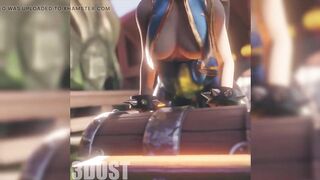 Fortnite - Chun-Li Big Ass Pounded While Looting (Animation with Sound)