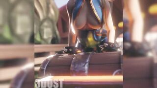 Fortnite - Chun-Li Big Ass Pounded While Looting (Animation with Sound)