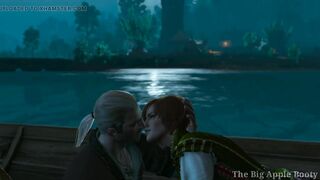 Geralt Cheated Yennefer and fucked Big Ass Shani on the Boat