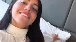 Big ass latina plays with her new clit sucker while waiting for daddy to come home - Santica Mahito