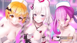 mmd r18 Akari chan a boobs apology dance big tits babe 3d hentai