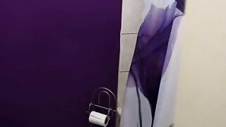 Wife Shows off Pussy and Asshole before & after Shower