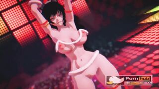 mmd r18 Fukkireta Blake Bikini Santa Outfit sexy bitch 3d hentai