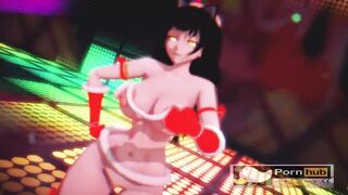 mmd r18 Fukkireta Blake Bikini Santa Outfit sexy bitch 3d hentai