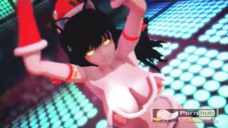 mmd r18 Fukkireta Blake Bikini Santa Outfit sexy bitch 3d hentai