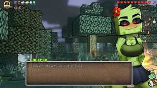 Minecraft Horny Craft - Part 39 Anal With Creeper Plus Pink Panties By LoveSkySanHentai