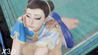 Street Fighter - Chun-Li Gym Workout (Animation with Sound)