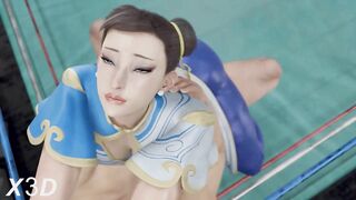 Street Fighter - Chun-Li Gym Workout (Animation with Sound)