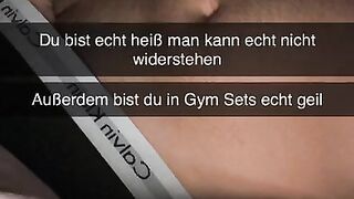 I sexted my gym trainer post workout on Snapchat German