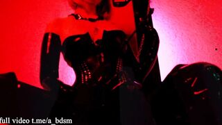 Femdom Mistress Eva Latex Pink Hair Big Ass Milf Fetish Goddess BDSM Solo High Heels Kink Sexy Hot