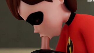 Helen Parr ( The Incredibles ) - Tags lessons: Blowjob ( 4K )