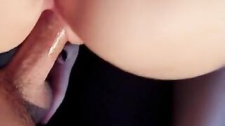 My tight pussy made him cum so much