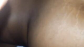 Lightskin Ebony takes a Dick & Thumb in Her Ass!!