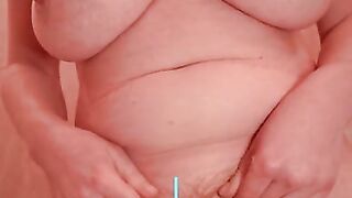 Trimming My Wild Ginger Bush & Pissing Hard | Hairy Pale Curvy MILF Ginger Ale