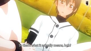 Two sexy baseball girls with big boods and big ass fuck with big dildo and big dick hentai anime sex