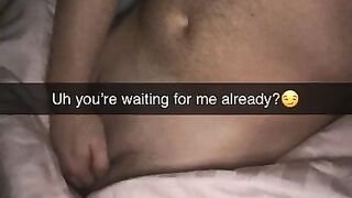 Tinder Date wants to fuck Gym Guy on Snapchat