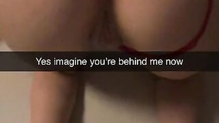 Tinder Date wants to fuck Gym Guy on Snapchat