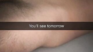 Tinder Date wants to fuck Gym Guy on Snapchat